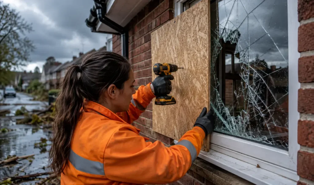 Storm Damaged Windows in Southampton What to Do and Who Pays
