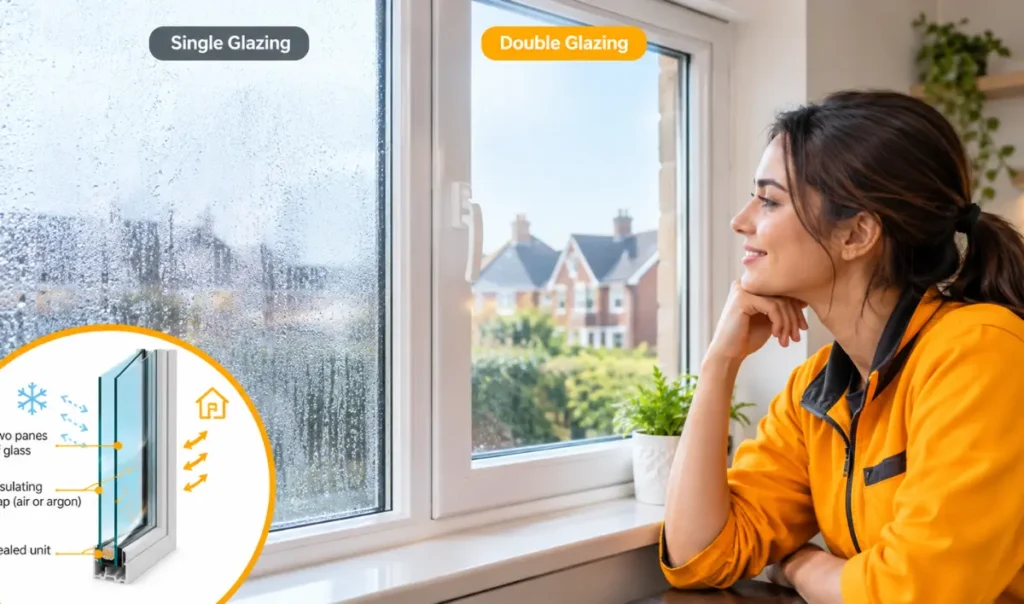 Why Double Glazing Causes Less Condensation Than Your Old Windows