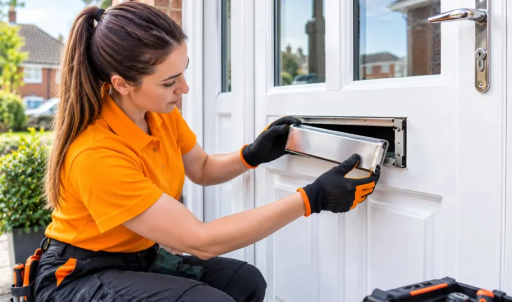 Second Floor Window Glass Repair